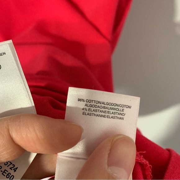 Women’s Johns New York signature v-neck short sleeve tee size L - Picture 3 of 5